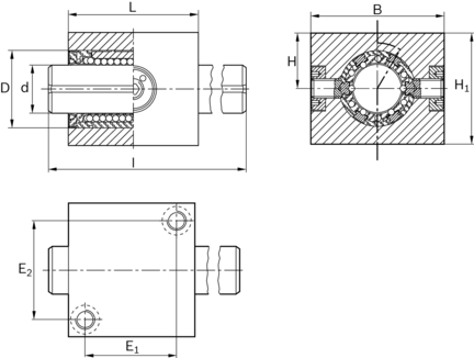 Zestaw liniowy, stal, bez uszczelki, LSSDR2-40-SPECIAL (R109654086) - Bosch-Rexroth