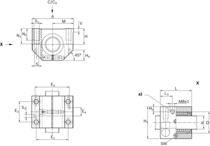Zestaw liniowy, aluminium, z dwiema uszczelkami, LSAH-SH-20-DD (R170142020) - Bosch-Rexroth