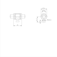 Tuleja toczna momentowa, bez uszczelki, KBDR1-16-WV-X90-K (R069601679) - Bosch-Rexroth