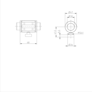 Tuleja toczna momentowa, bez uszczelki, KBDR1-30-WV-K (R069603089) - Bosch-Rexroth