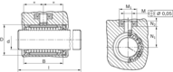 Tuleja toczna momentowa, bez uszczelki, KBDR1-12-SPECIAL (R069601286) - Bosch-Rexroth