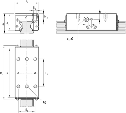 Element zaciskowy, hydrauliczny, KWH 4505 BS3A (R181044231) - Bosch-Rexroth