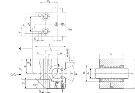 Zestaw liniowy, aluminium, całkowicie uszczelniony, LSAHSE-H-20-VD (R170622070) - Bosch-Rexroth