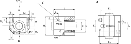Zestaw liniowy, aluminium, z dwiema uszczelkami, LSAE-A-40-DD (R103664020) - Bosch-Rexroth