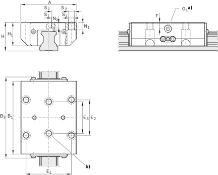 Element zaciskowy, hydrauliczny, KWH 2505 AS1A (R161924211) - Bosch-Rexroth