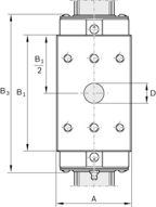 Wózek montażowy, C3, 45, RWD-045-SLH-C3-P-2 S (R182942090) - Bosch-Rexroth