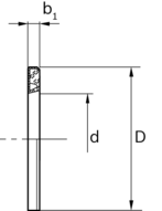 Pierścień uszczelniający (super, standardowy) d=12, zamknięty (R133161200) - Bosch-Rexroth
