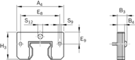 Zestaw uszczelnień, bez pokrywy taśmowej, 45 mm (R161942040) - Bosch-Rexroth
