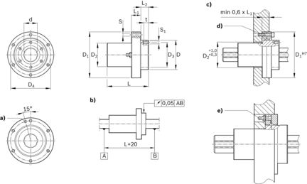 Tuleja toczna momentowa, 4-LR-25, z dwiema uszczelkami, KBDR4-LR-25DD (R072722500) - Bosch-Rexroth