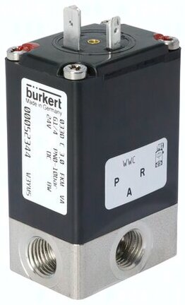 Elektrozawór 3/2 sterowany bezpośrednio 0330-E-04,0-CC-VA-GM82-024/DC - Burkert
