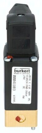 Elektrozawór 3/2 sterowany bezpośrednio 0331-C-02,0-BB-MS-FB02-024/DC - Burkert