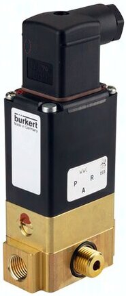 Elektrozawór 3/2 sterowany bezpośrednio 0331-E-02,0-BB-MS-GM82-230/50 - Burkert