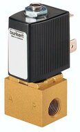 Zawory elektromagnetyczne, zawory pilotowe, 3/2 drogowe - Burkert