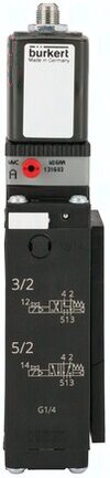 Elektrozawór 3/2 i 5/2 6519-W06,0-GM82-FS05-B5-024/DC - Burkert
