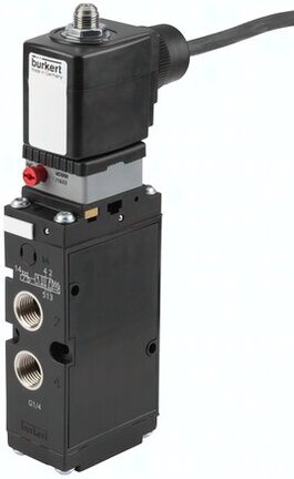 Elektrozawór 5/2 32 mm 6519-H08,0-GM82-GM82-B5-024/UC - Burkert