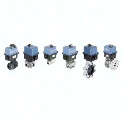 Zawór kulowy z napędem elektrycznym 8804-BA-3-2-20,0EE-VA-RM85-035 - Burkert