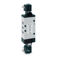 Elektrozawór 5/3 G1/4 w położeniu środkowym odpowietrzony 474-011-22, seria 4, Camozzi