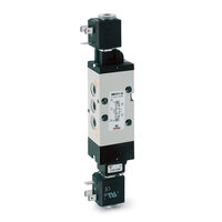 Elektrozawór 5/3 G1/8 w położeniu środkowym odpowietrzony 478-011-22, seria 4, Camozzi