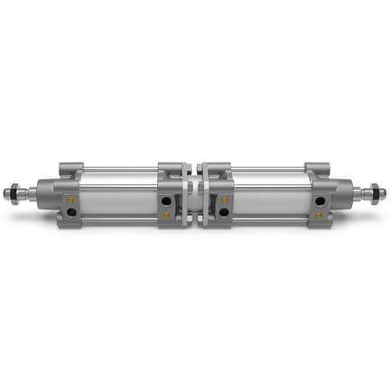 Siłownik ISO 15552, podwójnego działania, śr.=63, skok=10 (63MT2C063A0010) seria 63 - Camozzi