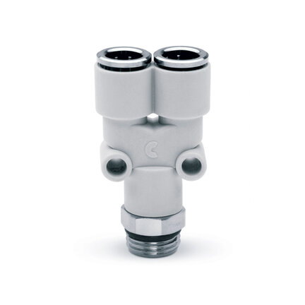 Złączka wtykowa z technopolimeru Compact (7562 8-1/4), serii 7000 - Camozzi