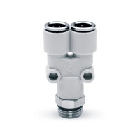 Złączka wtykowa z technopolimeru Compact (7562 10-3/8), serii 7000 - Camozzi