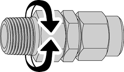 Adapter R 1/4 obrotowy (199581377) - Cejn