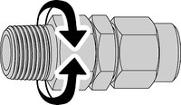 Adapter R 1/4 obrotowy (199581077) - Cejn