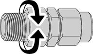 Adapter R 1/4 obrotowy (199581377) - Cejn