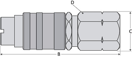Szybkozłączka G 3/8 (GW) (101721204) - Cejn