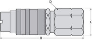 Szybkozłączka G 3/8 (GW) (101721204) - Cejn