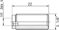 Adapter G 1/8 (GZ) (199500016) - Cejn