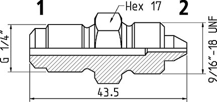 Adapter 9/16-18 UNF (GZ) (199500022) - Cejn