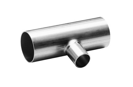 Trójnik redukcyjy, 4404/316L, DIN 11852 RTS / EN 10374 TRL, 19, matowy, Ra 0,8 um, FD+, hartowane - Air-Com