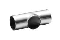 Trójnik krótki 104 x 2 mm Lo=100, 4404/316L, DIN 11852 TK / EN 10374 TS, matowy, Ra 0,8 um, FD+, hartowane - Air-Com