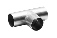 Trójnik równoramienny 154 x 2 mm Lo=225, 4404/316L, DIN 11852 TS / EN 10374 TL, matowy, Ra 0,8 um, FD+, hartowane - Air-Com