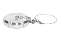 Nakrętka zaślepiająca 38 mm - FD+, 304, SMS, z zawleczką i łańcuszkiem, Rd60x1/6 - Air-Com