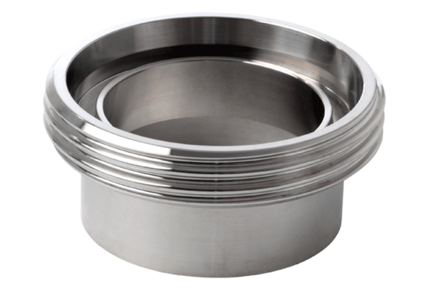 Króciec złącza gwintowany DN 50 60.3 x 2 mm C=35 - FD+, 304, DIN 11851, długi, Rd78x1/6 - Air-Com