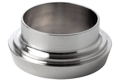 Króciec złącza płaski do spawania 1 1/2" DN40 38.1 x 1.5 mm H=26 - FD+, 304, DIN 11851, długi, 1 1/2" - Air-Com
