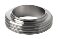 Króciec złącza gwintowany 76 x 2 mm E=24 - FD+, 316L, DS, krótki, Rd100x1/6 - Air-Com