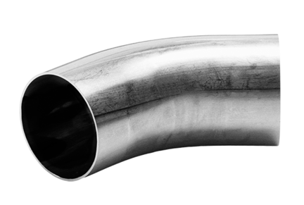 Kolanko 45° 13 x 1.5 mm R=26.0, 4404/316L, DIN 11852 BL / EN 10374 BL, długi, R=26, matowy, Ra 0,8 um, FD+, hartowane - Air-Com