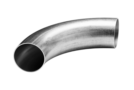 Kolanko 90° 104 x 2 mm R=250.0, 4307/304L, DIN 11852 BA5 / EN 10374 BS5, R=250, matowy, hartowane - Air-Com