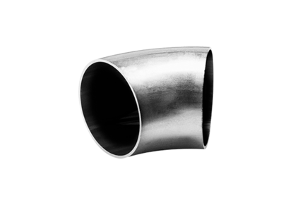 Kolanko 45° 154 x 2 mm R=225.0, 4404/316L, DIN 11852 BS / EN 10374 BS, krótki, R=225, matowy, nie hartowane - Air-Com