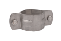 Uchwyt DN 100 102 - 106 mm 40 x 3y Za komplet OT74 z śrubami i nakrętkami, 4404/316L, Typ siodełkowy, DN 100, Reinforcement rib - Air-Com