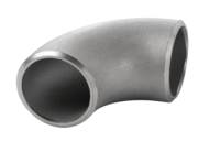 Kolanko 90° 1" SCH 10S 33.40 x 2.77 mm, 316/316L, ASTM A-403 WP-S, LR, 1", bezszwowa - Air-Com