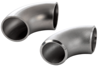 Kolanko 90° 154 x 2 mm R=375 mm, 4307/304L, EN10253, 5D, R=375, spawana - Air-Com