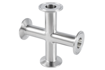 Krzyżowe złącze HCJ 2" 50.8 x 1.65 mm HCJ Cross CCCC, 316L, ASME BPE, DT-4.1.2-4 (DT-18), 2", SF4, Ra max. 0,38 um - Air-Com