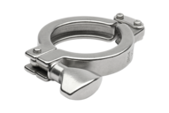 Zacisk 25 -38 / DN 25-40 K= 50.5 typu 2 Food & Dairy Plus, 304, Double Pin with Hygenic Wing Nut, K=50,5 - Air-Com