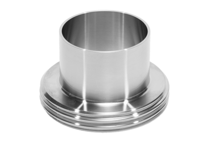Kołnierz DN 10 13 x 1.5 mm DIN 11864-1 GS, Union male part, 316L, 40 bar, Rd28x1/8, H3 - Air-Com