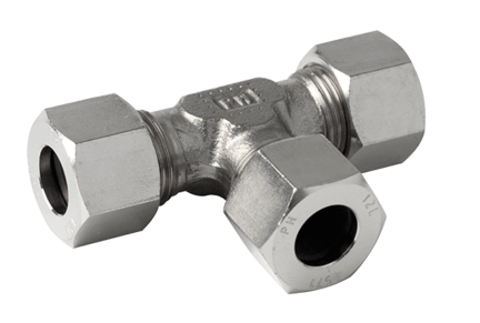 Złączka trójnikowa 30 mm, 1.4571, DIN2353 S - Air-Com