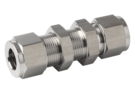 Złączka grodziowa 3/8", 316L, złączka prosta - Air-Com